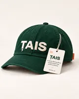Șapcă ȚAIS, Verde pin — detaliu de material și personalizare