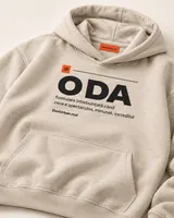 Hanorac O DA, Ovăz — detaliu de material și personalizare