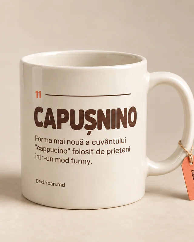 Cană CAPUȘNINO, crem — vedere principală