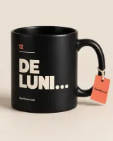 Cană DE LUNI..., negru — vedere principală
