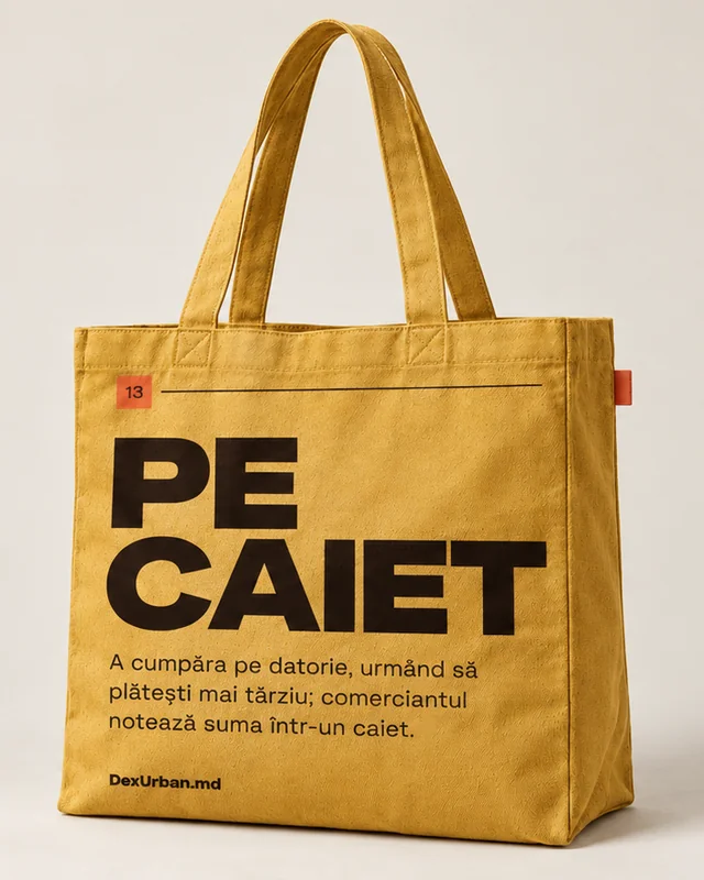 Torbă PE CAIET, Ocru — vedere principală