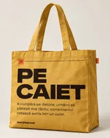 Torbă PE CAIET, Ocru — vedere principală